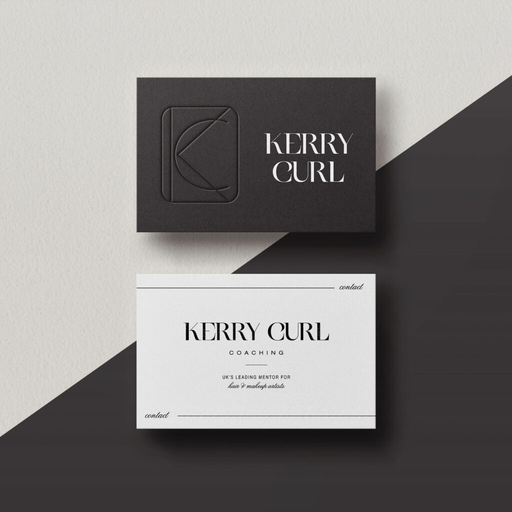 two business cards 